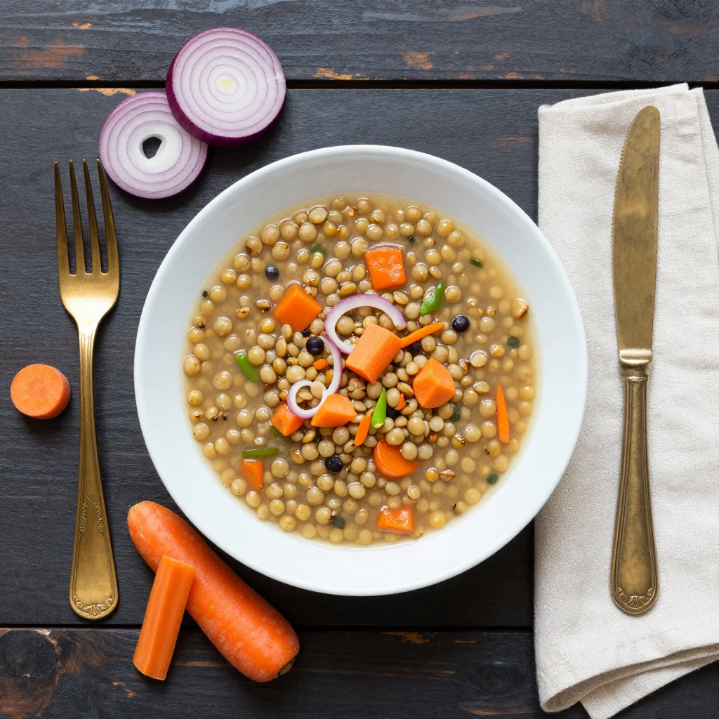 Linsen-Gemüse-Suppe