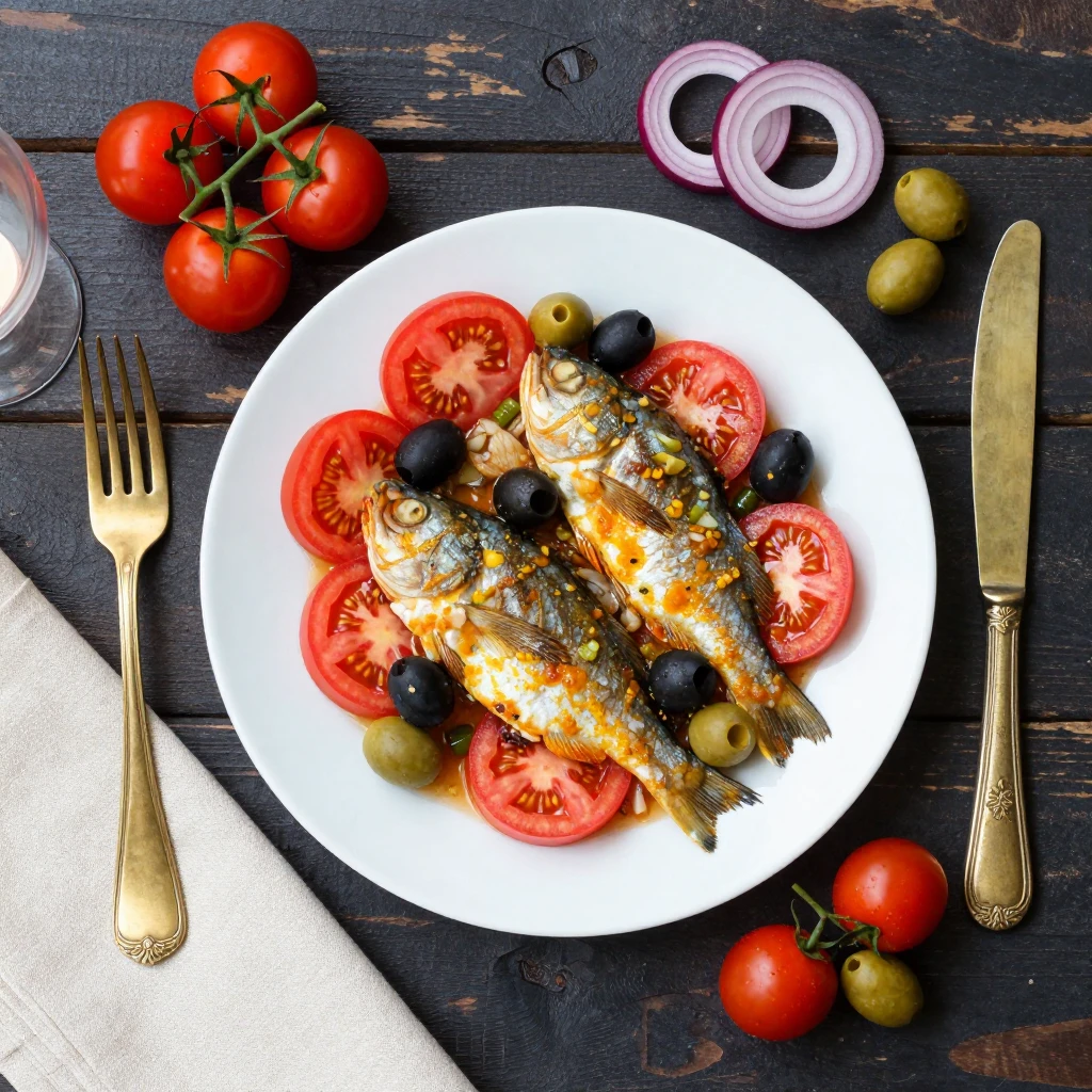 Mediterraner Fisch-Auflauf