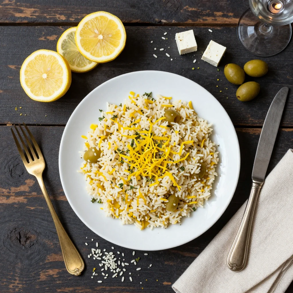 One-Pot Griechischer Zitronenreis