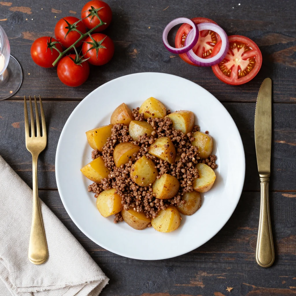 One-Pot Kartoffel-Hack-Pfanne