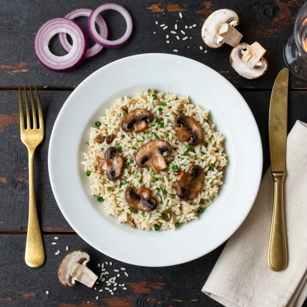 One-Pot Pilz-Risotto