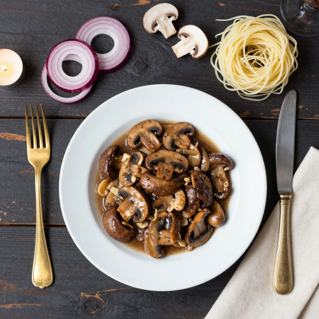 One-Pot Pilz-Stroganoff