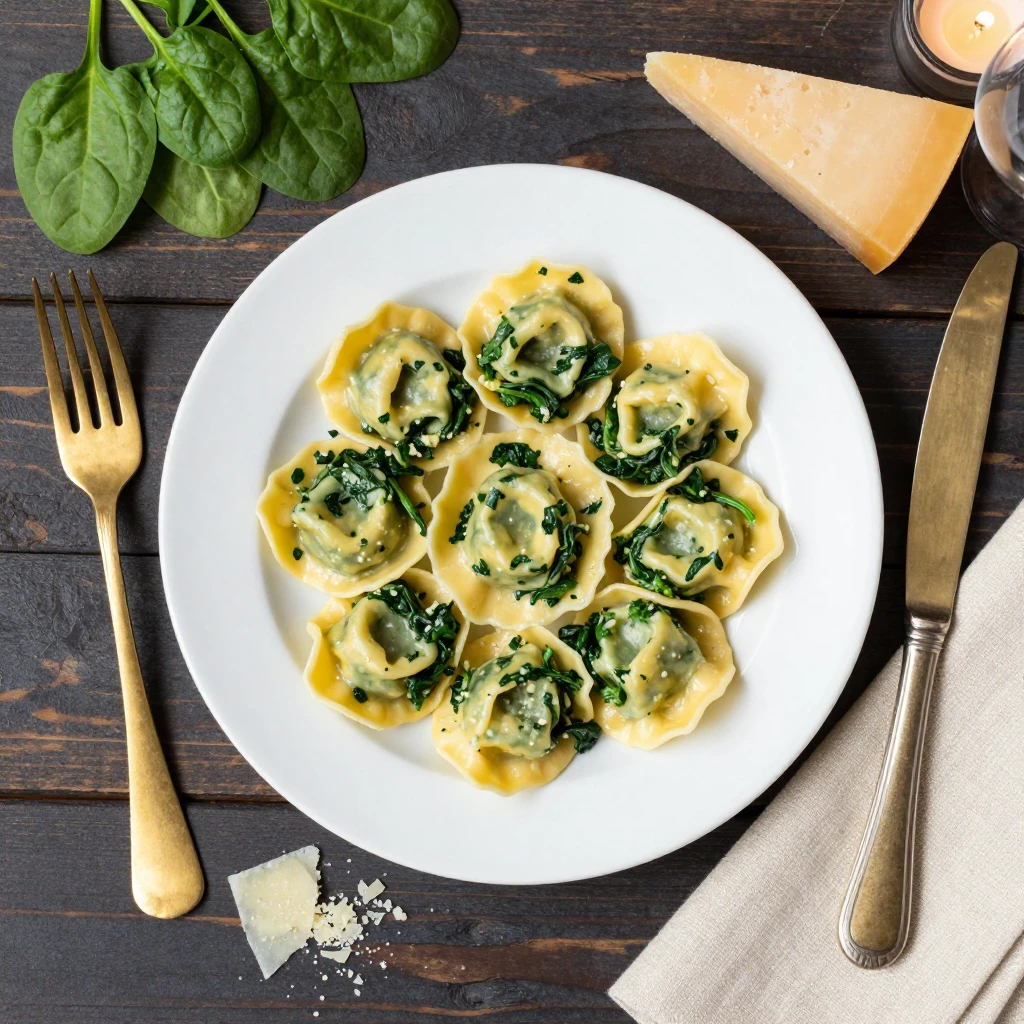 One-Pot Spinat-Käse-Tortellini