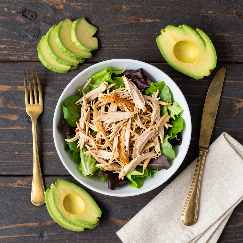 Pulled Chicken Salat