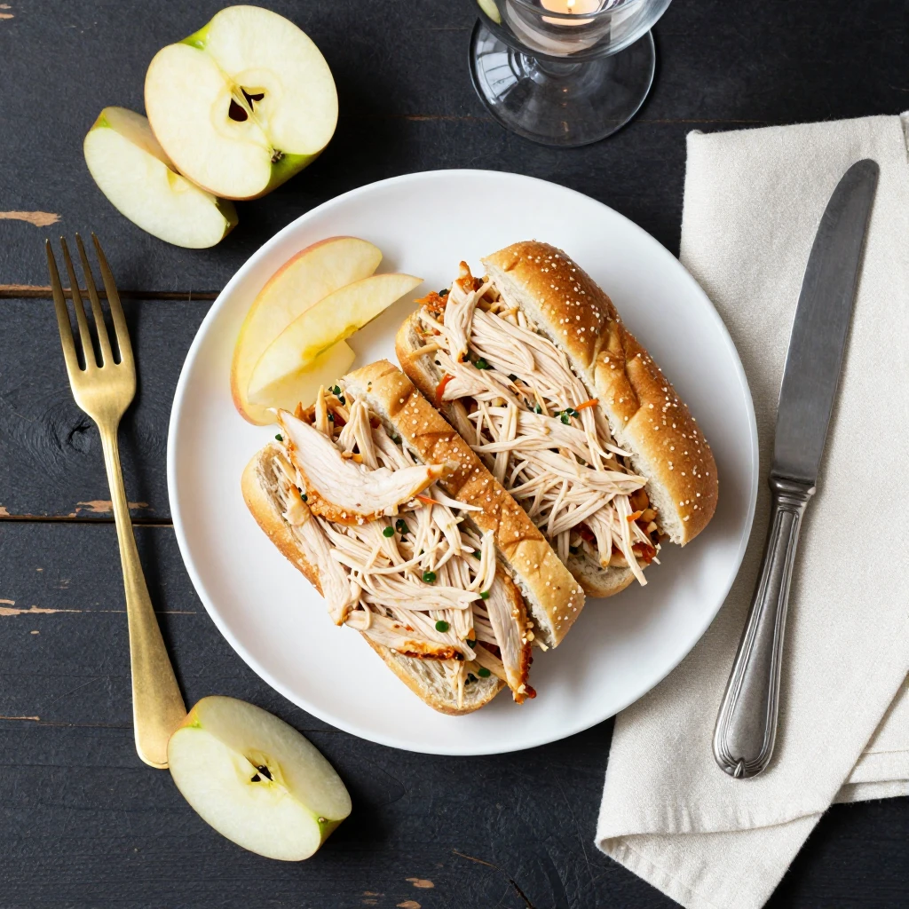 Pulled Chicken Sandwiches