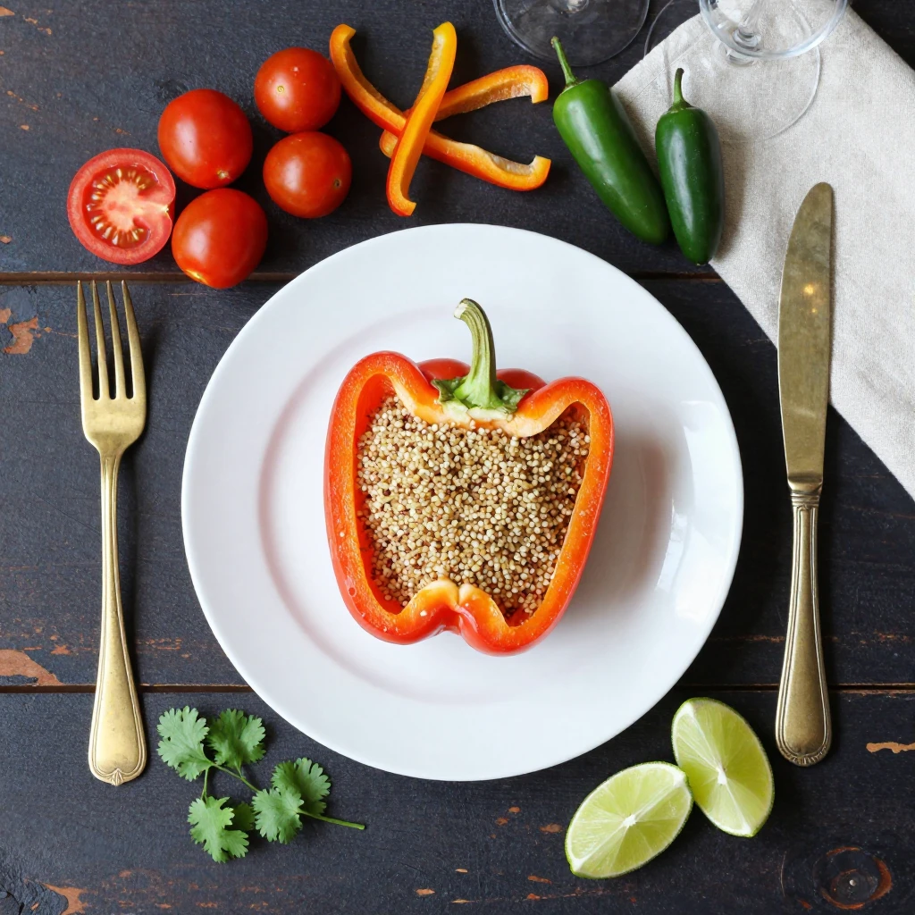 Quinoa-Stuffed Paprika