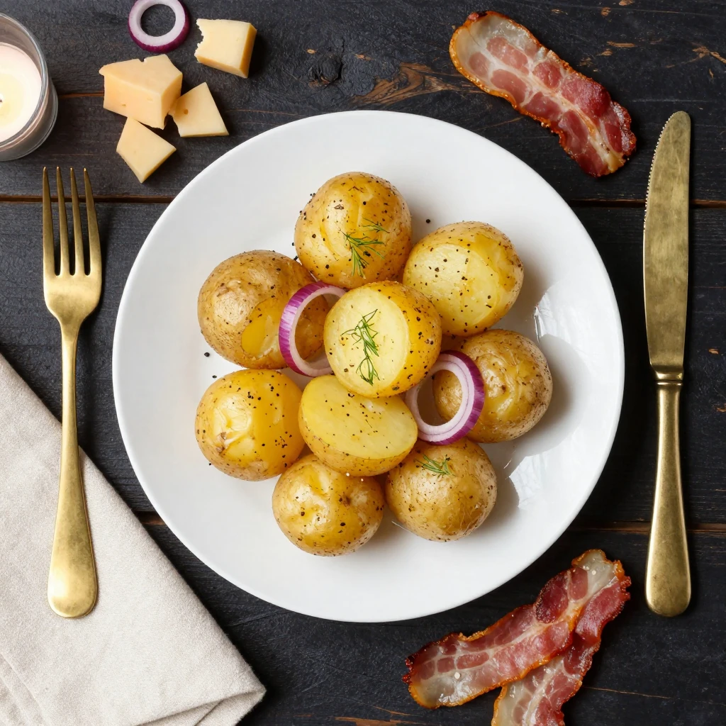 Schweizer Raclette-Kartoffeln