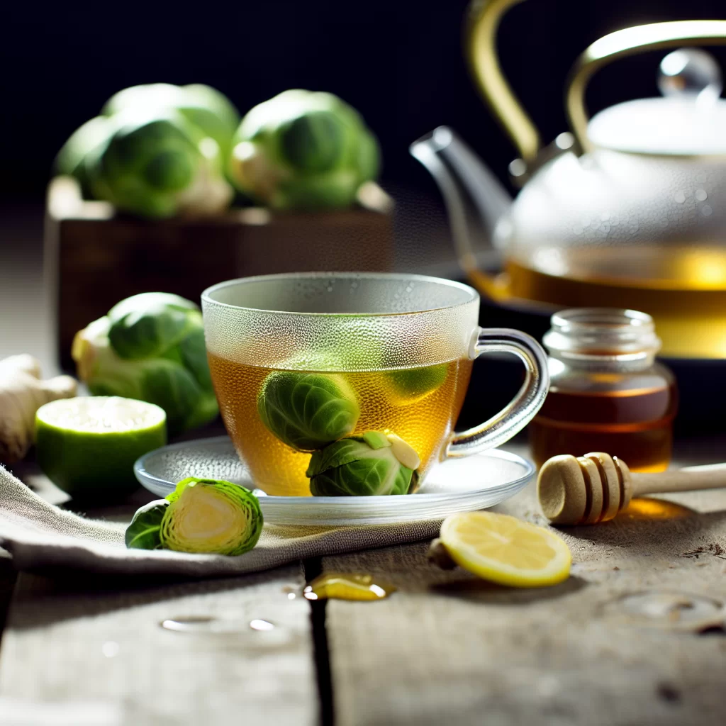 Rosenkohl-Ingwer-Tee mit Honig