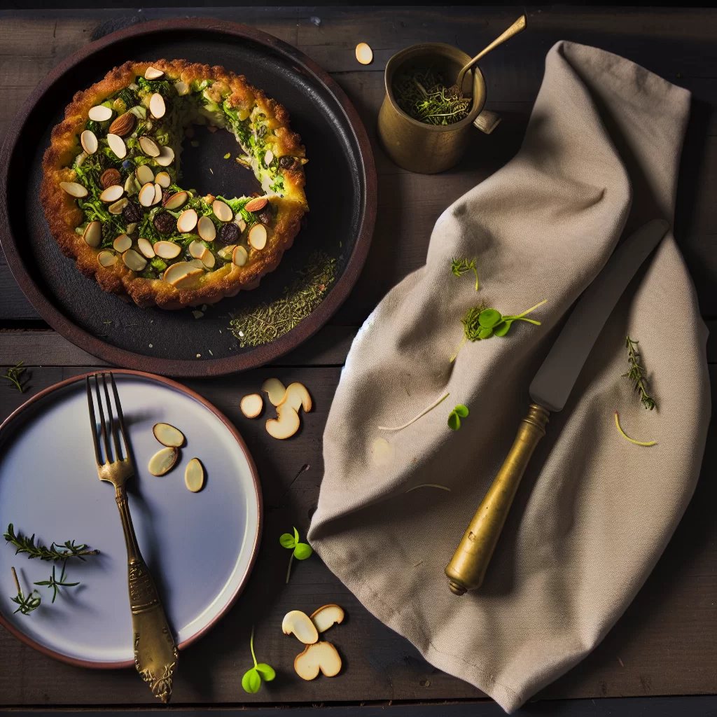 Rosenkohl-Linsen-Bällchen mit Mandelkruste