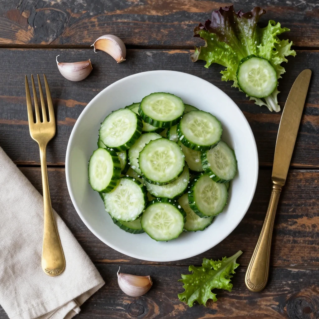 Schneller Gurken-Salat