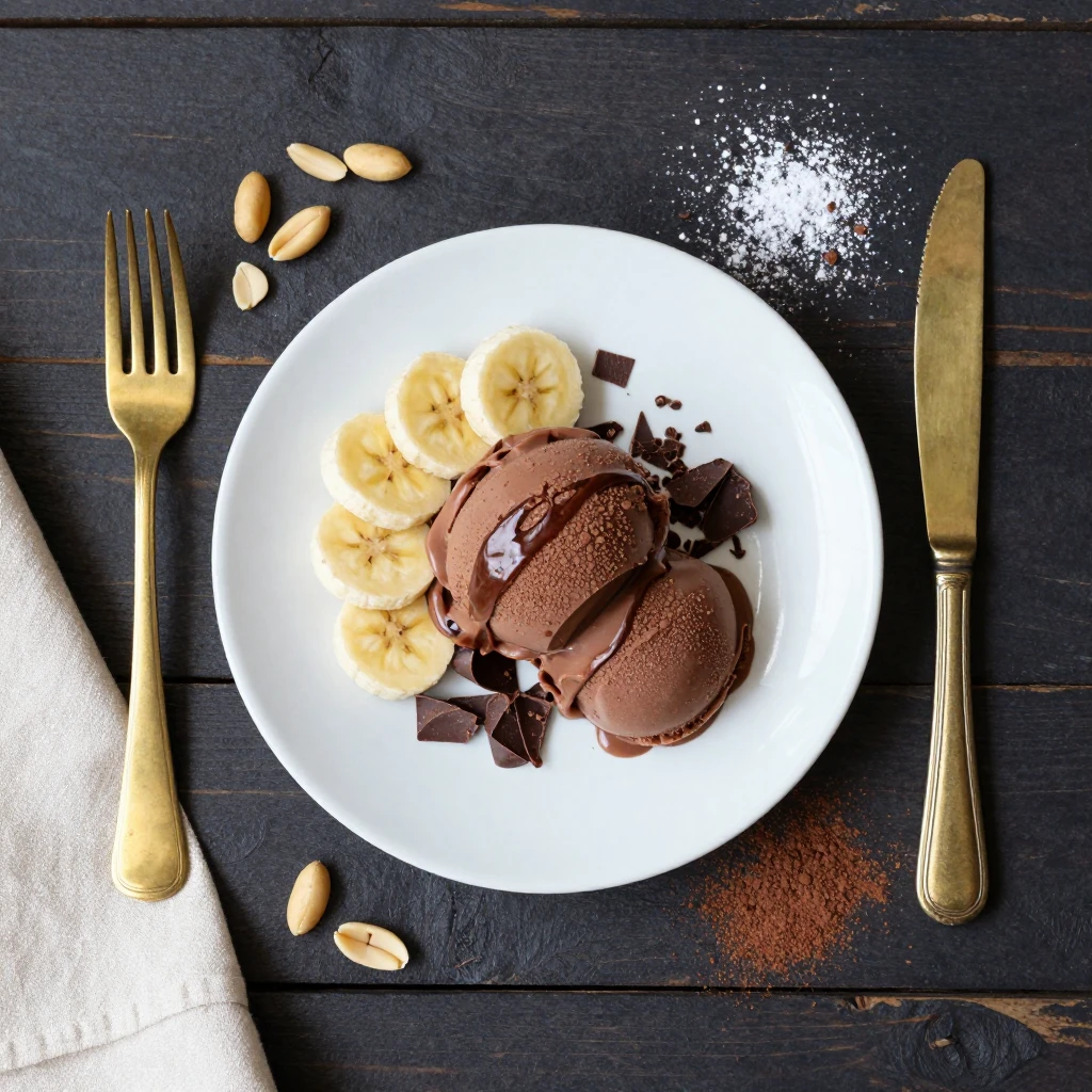 Schoko-Bananen-Nicecream