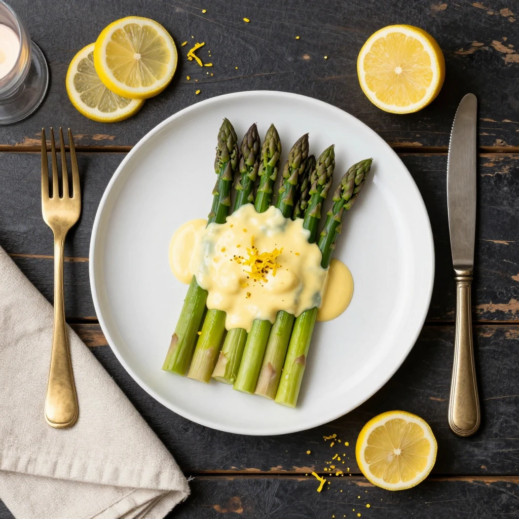 Spargel mit Sauce Hollandaise