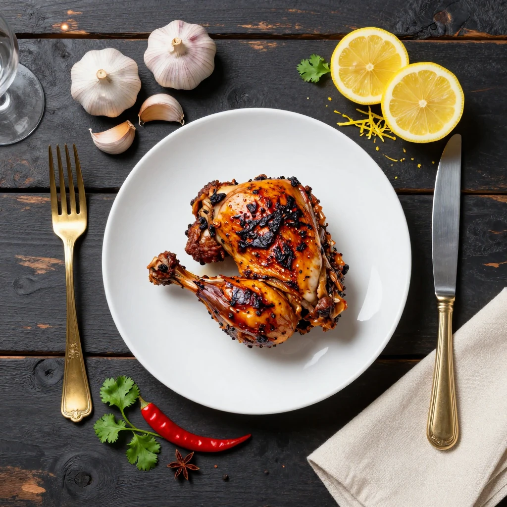 Tandoori Hähnchenkeulen