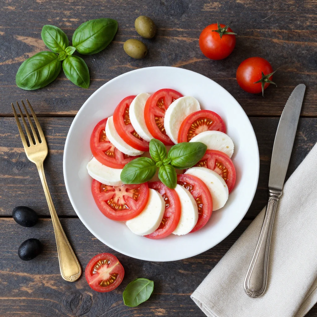 Tomate-Mozzarella Salat