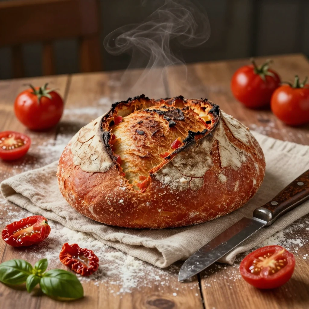 Tomaten-Basilikum-Brot