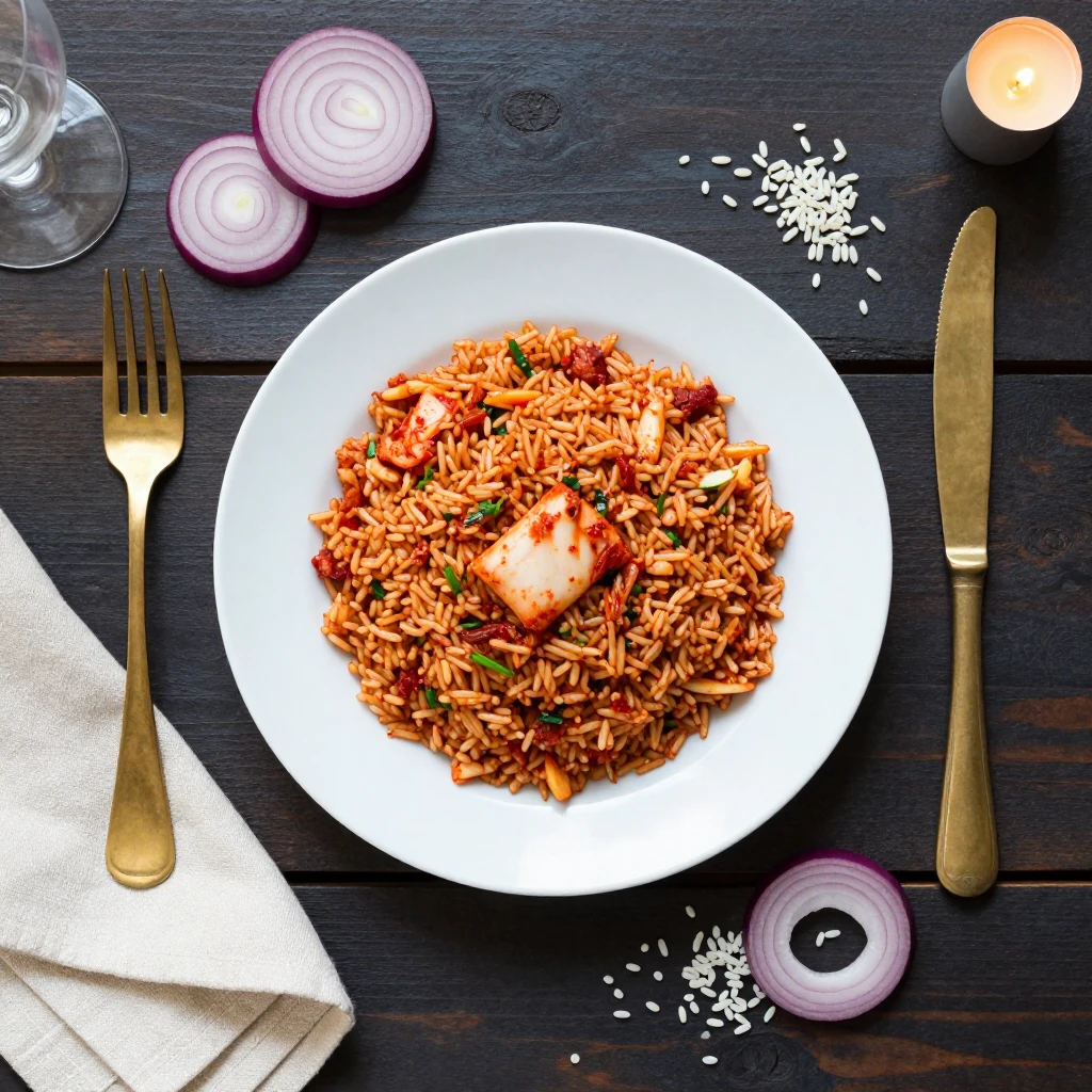 Veganes Kimchi-Fried-Rice