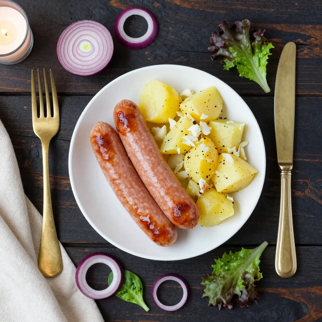 Würstchen mit Kartoffelsalat