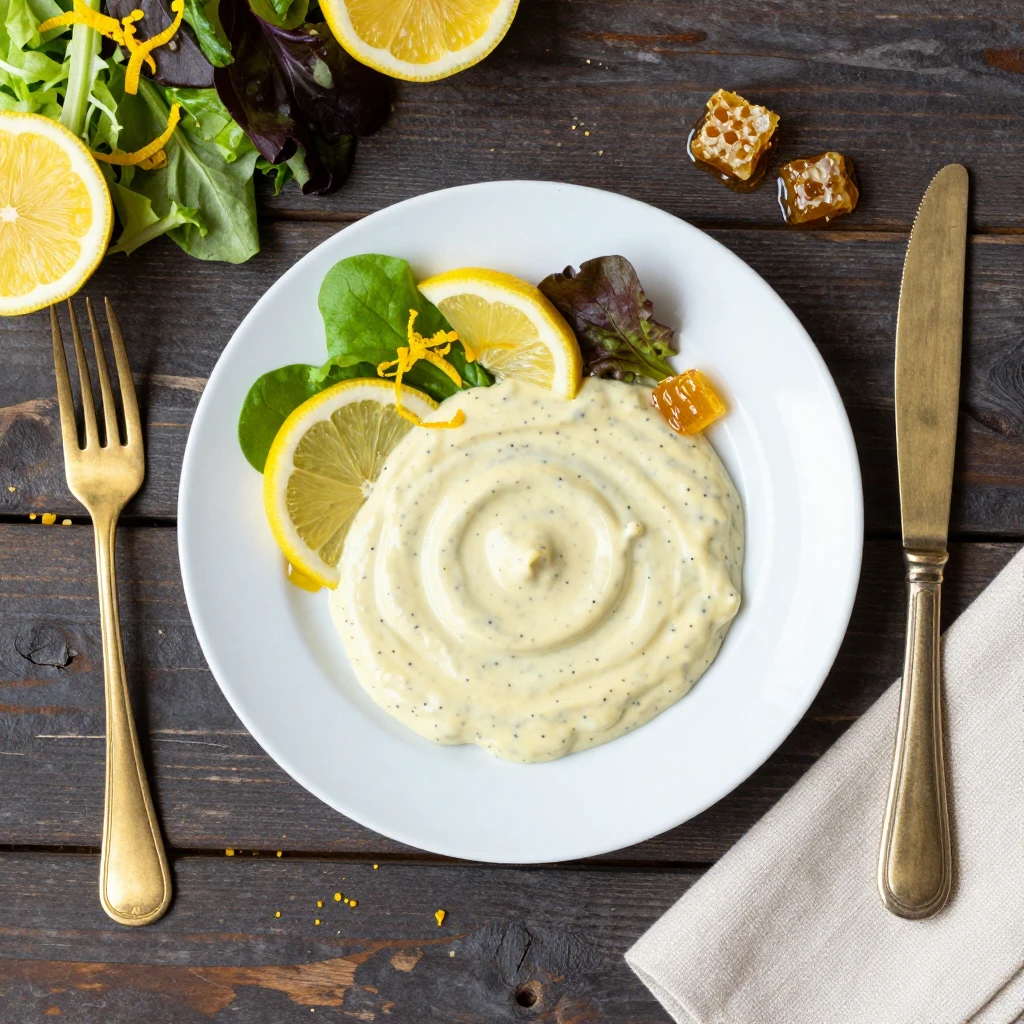 Zitronen-Poppy-Seed-Dressing
